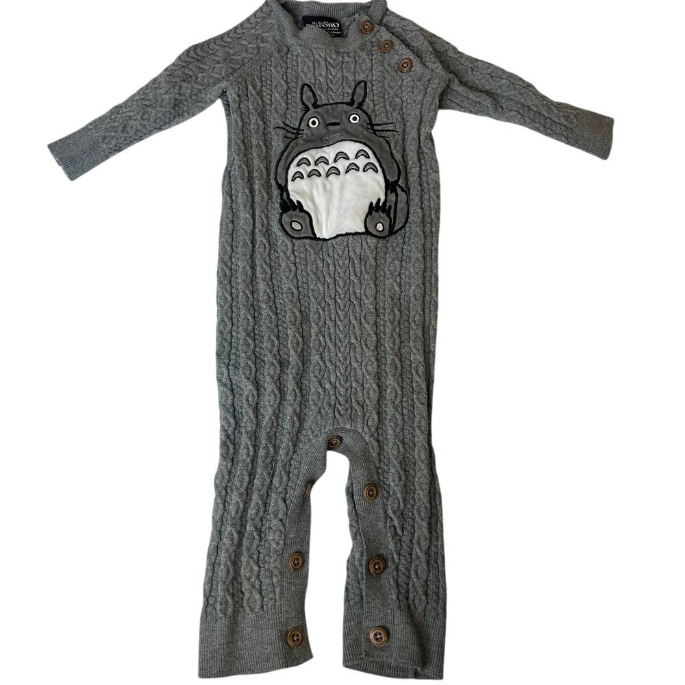 Studio Ghibli My neighbor Totoro Cable knit One-Piece sz 18M NWOT